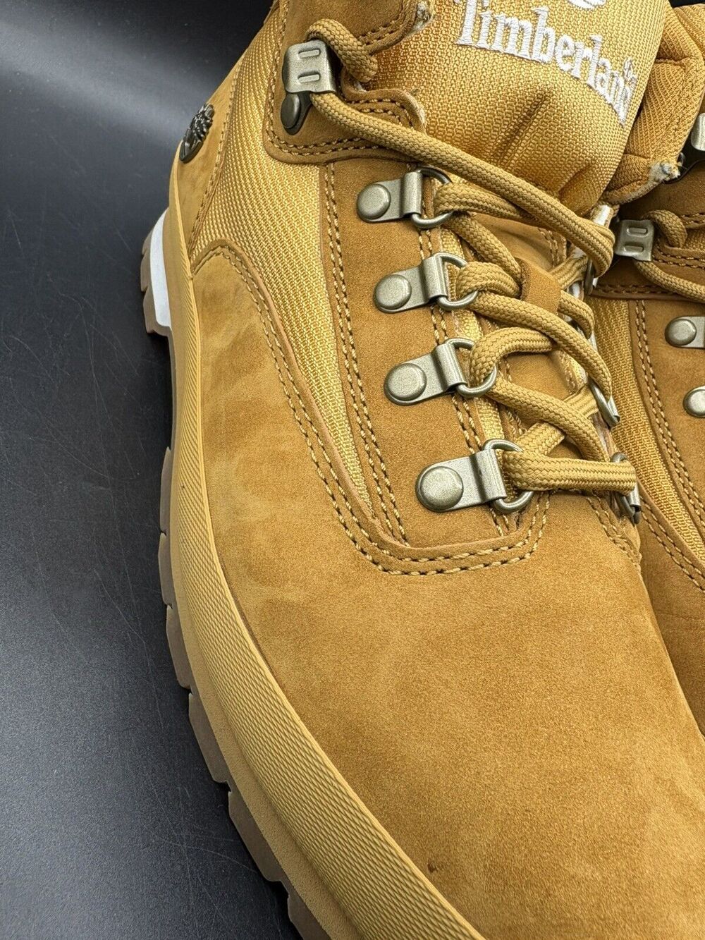 Men's Timberland Euro Hiker F/L Mid Hiker Wheat Nubuck (TB091566 231) M/M2014